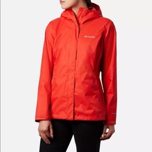 Columbia rain jacket size